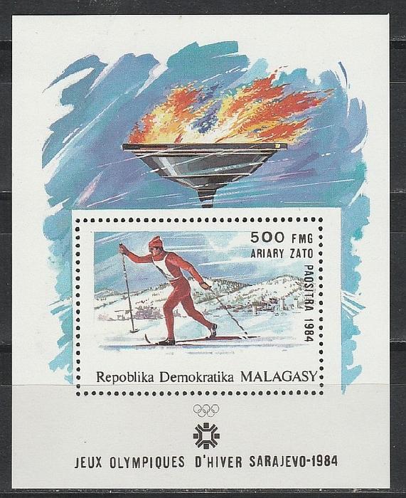 Олимпиада в Сараево, Мадагаскар 1984, блок